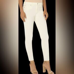 Liverpool piper ankle skinny hugger jeans in porcelain white NWT size 8/29